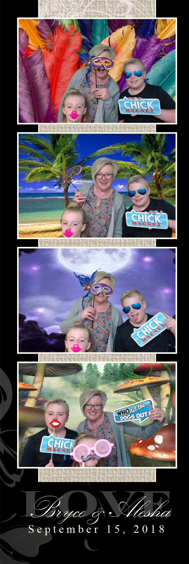 Alesha and Bryce's Wedding | View more photos from the event at gallery.photoboothbillings.com/u/PhotoBoothBillings/Alesha-and-Bryces-Wedding